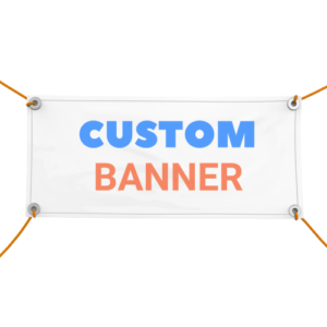 Custom large vinyl banner printed on standard banner material