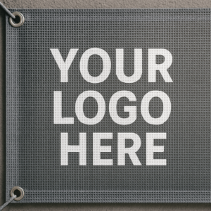 Custom mesh banner with full-color outdoor printing