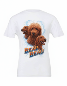 Custom printed Bella + Canvas 3001 jersey t-shirt