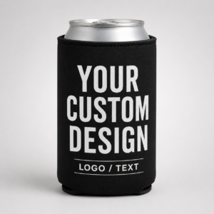 Custom Koozies - View 360 Print Custom koozie with personalized logo and text